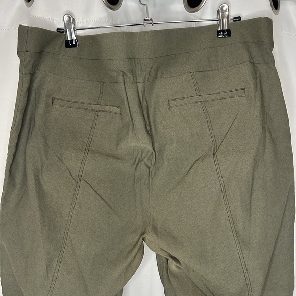 Simply Vera Wang Ankle Pants Womens Sz 1X Olive Green Pull On Stretch - Picture 6 of 11
